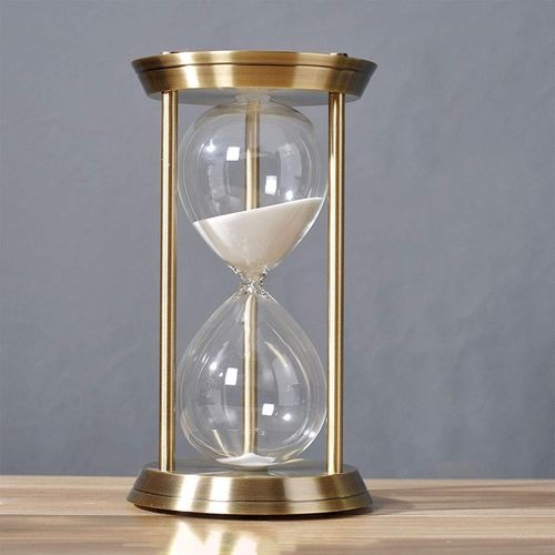 Hourglass Home Office Table Decoration Metal Sand glass for Club Hotel