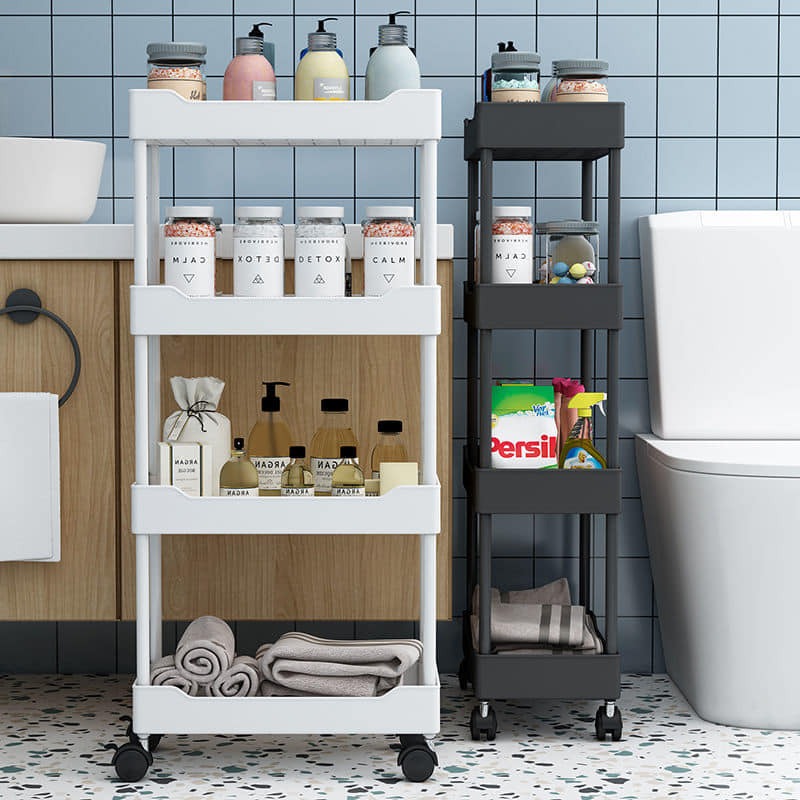 5 Tier Durable Storage Rack with Movable Wheels
