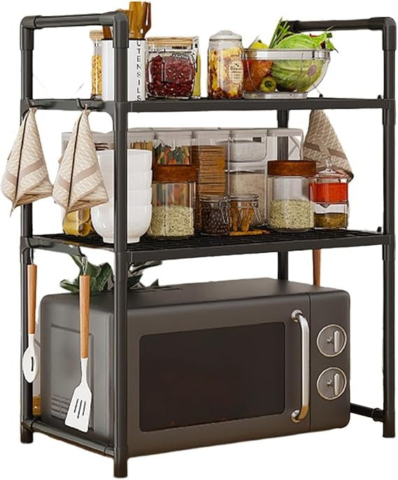2Layer Microwave Oven Storage Rack