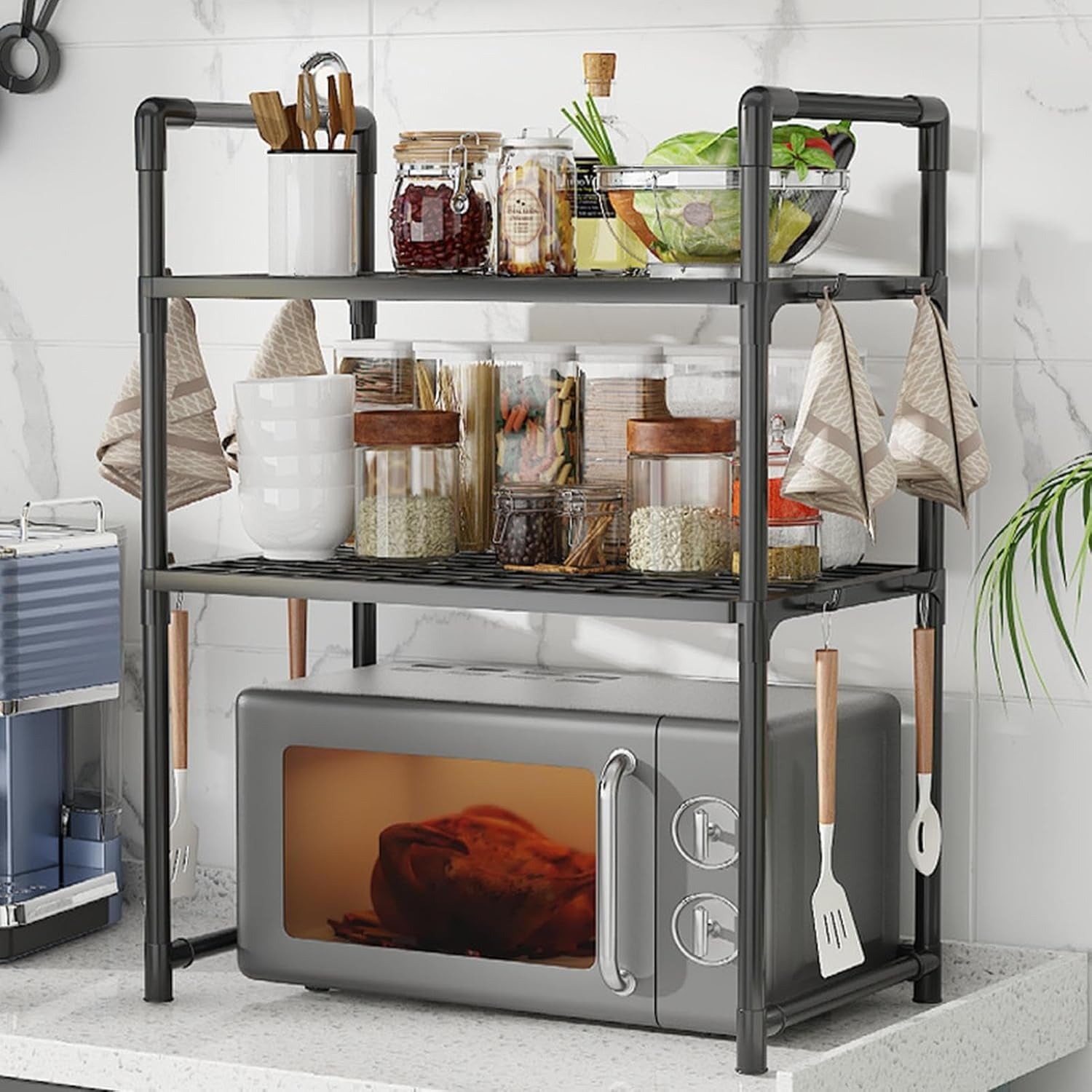 2Layer Microwave Oven Storage Rack
