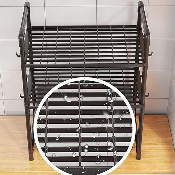 2Layer Microwave Oven Storage Rack