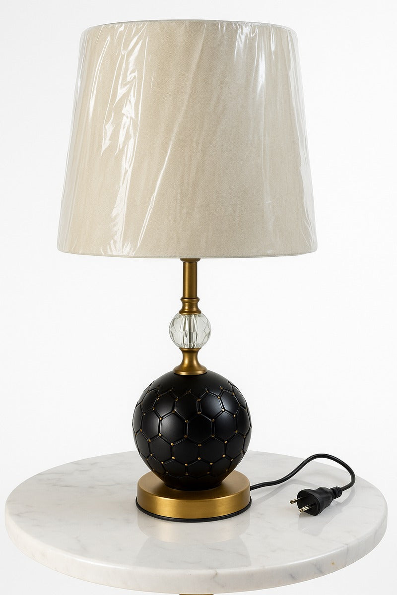 Quilted Sphere Accent Lamp