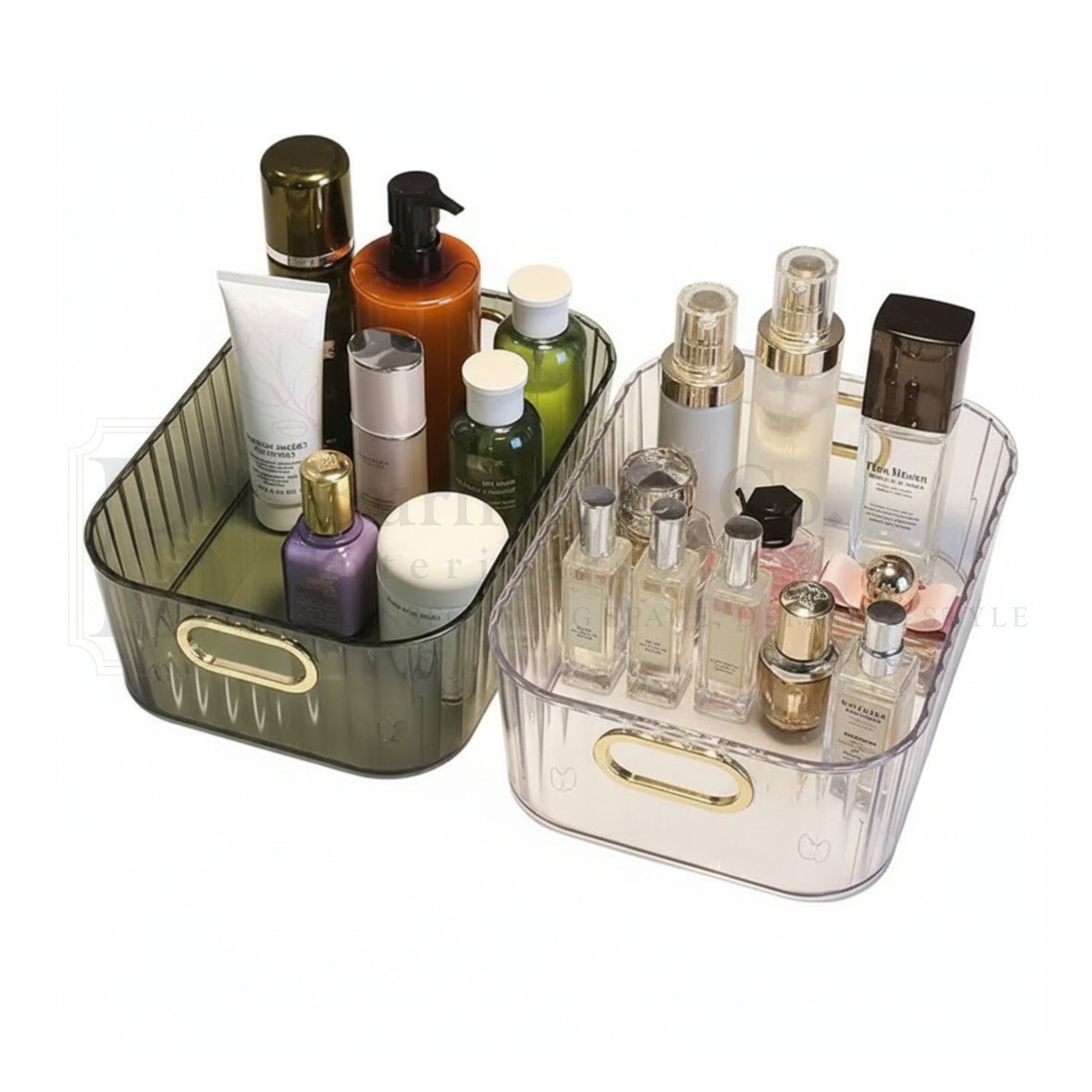 Clear Acrylic Desktop Organiser Basket