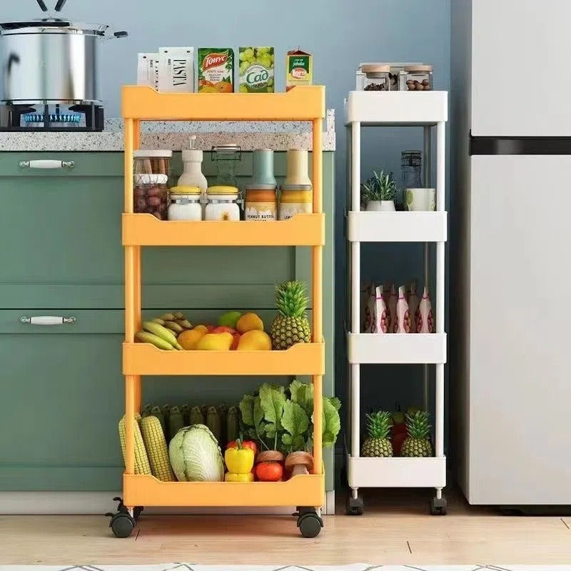 5 Tier Durable Storage Rack with Movable Wheels