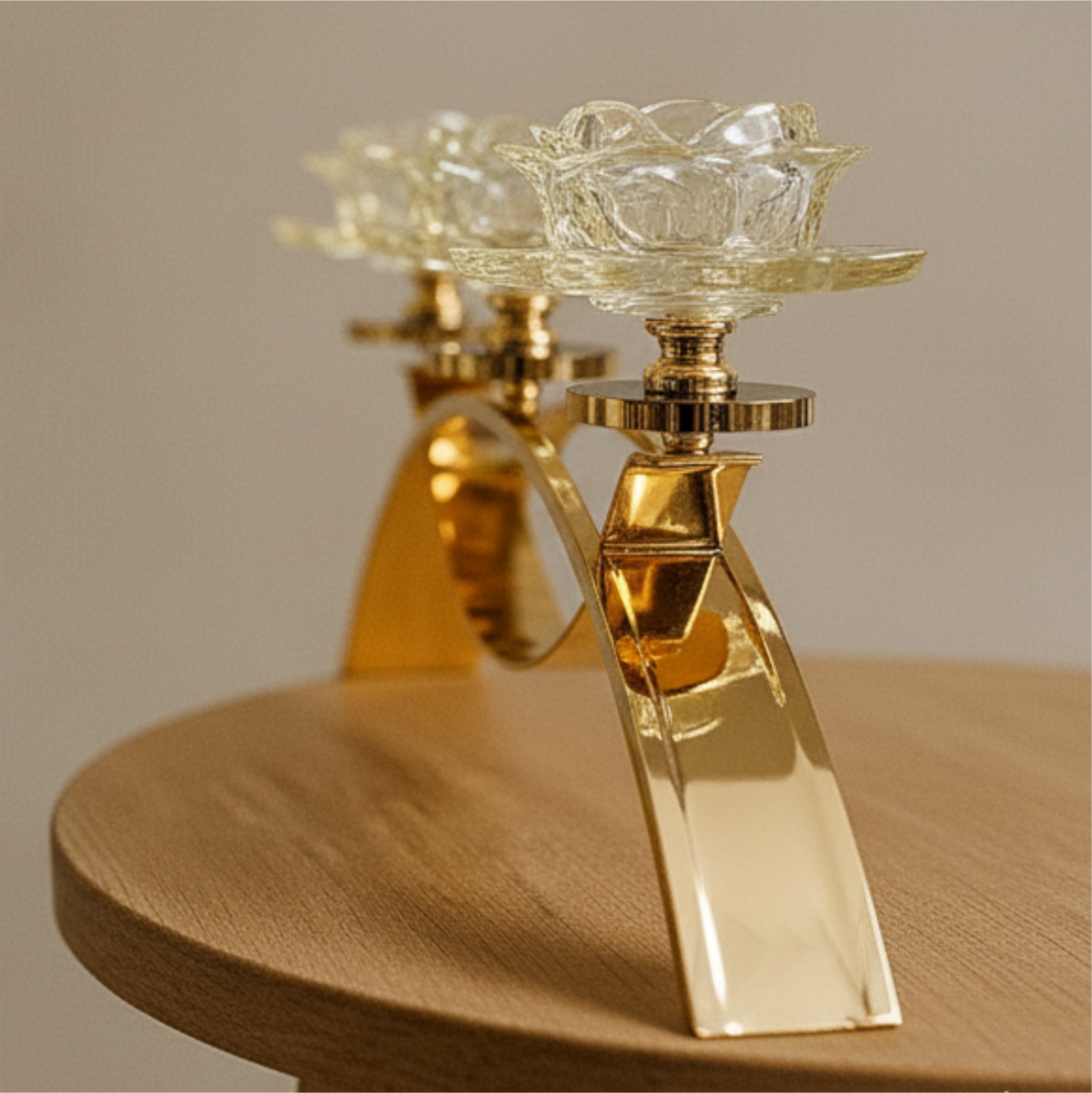 The Crystal Bloom Trio Candle Bridge