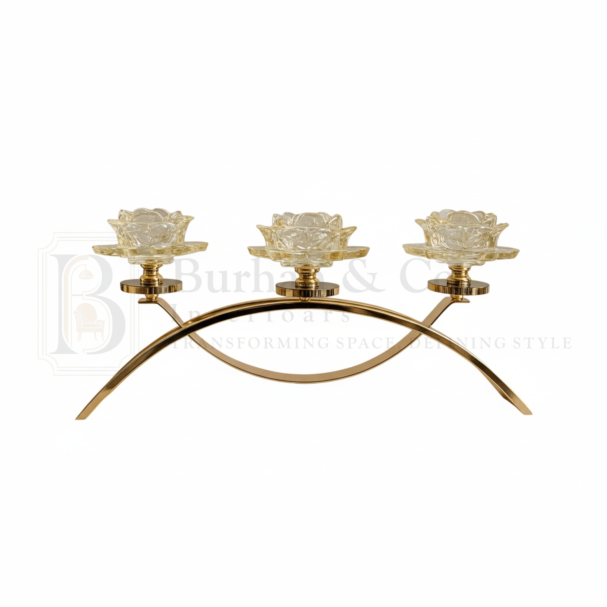 The Crystal Bloom Trio Candle Bridge