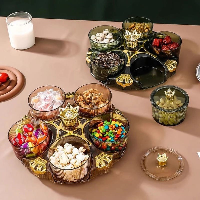Royal Luxury 360 Rotating Decorative Acrylic Dish