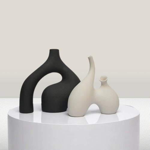 Onyx Arch Ceramic Vase