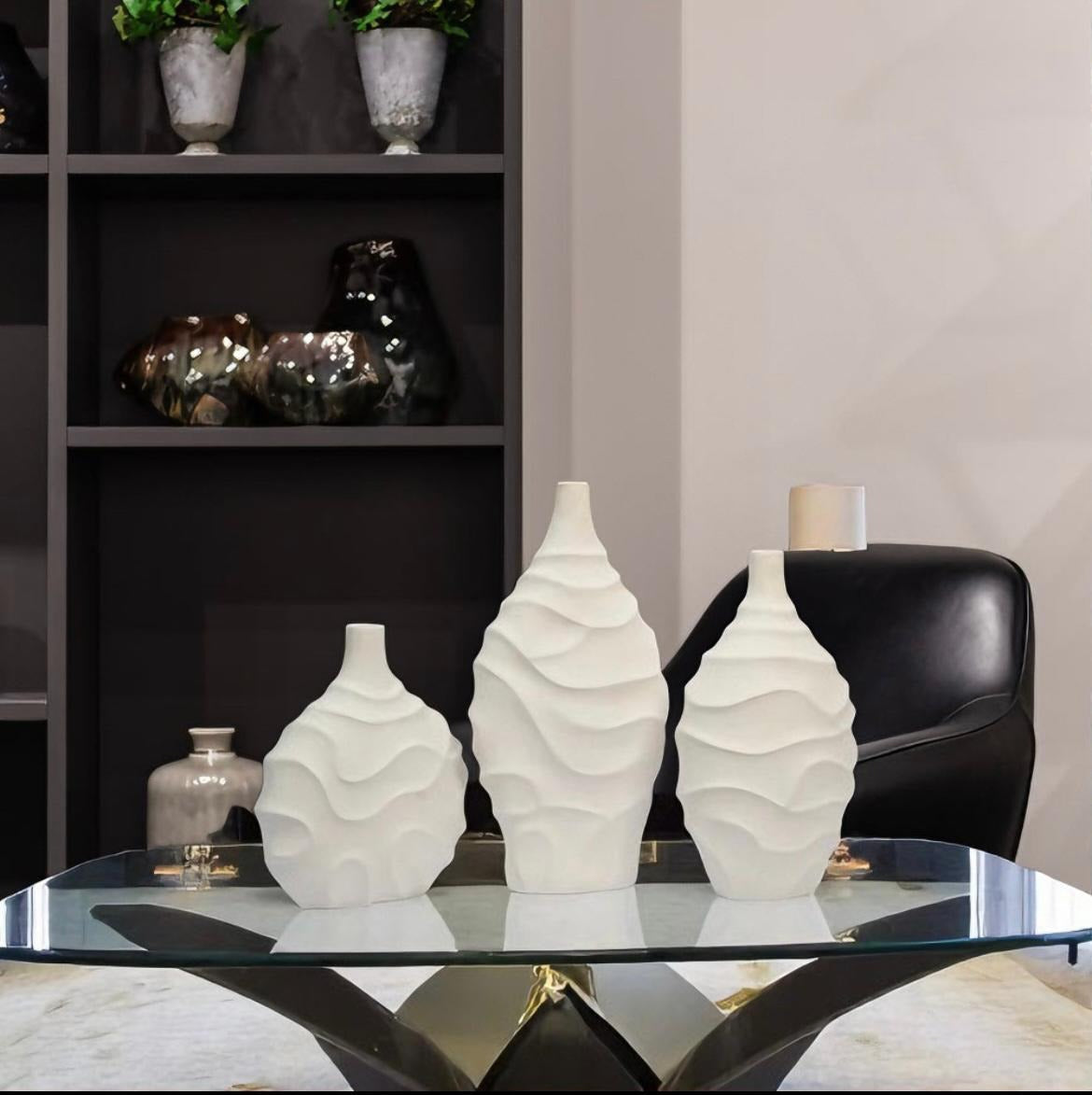 European Nordic Ceramic Vases