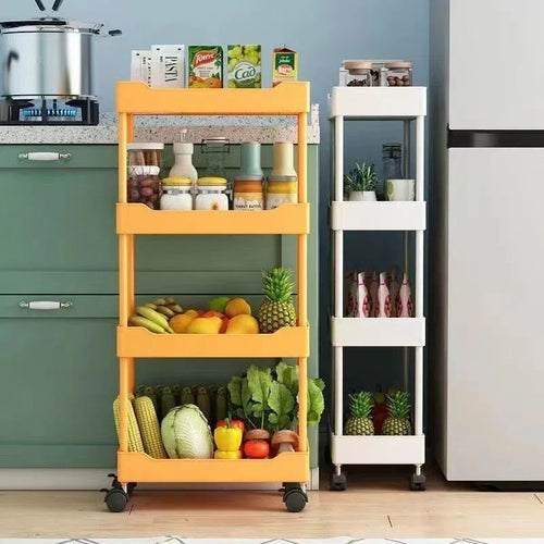 5 Tier Durable Storage Rack with Movable Wheels