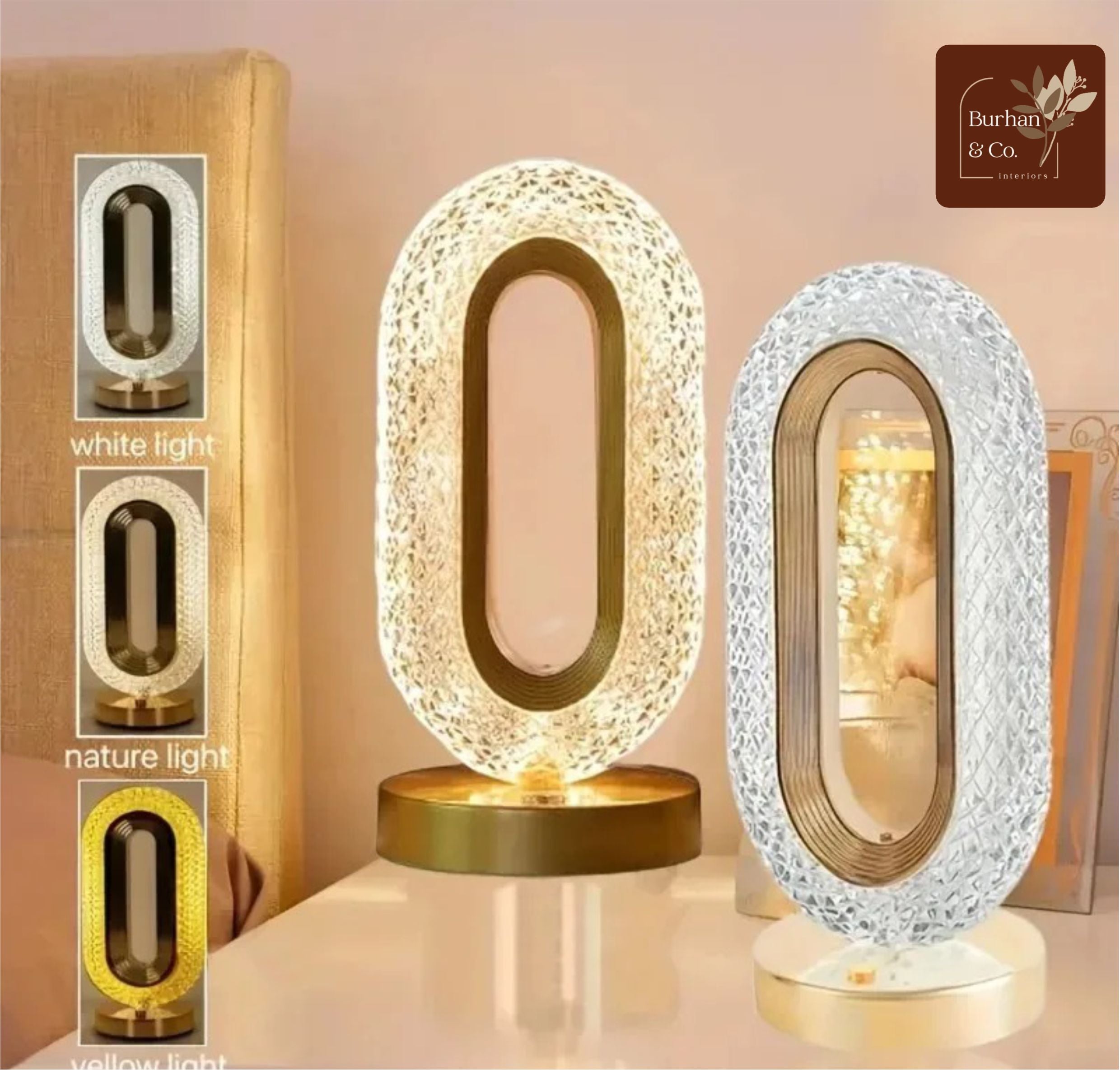 LED Table Lamp USB Charge Touch