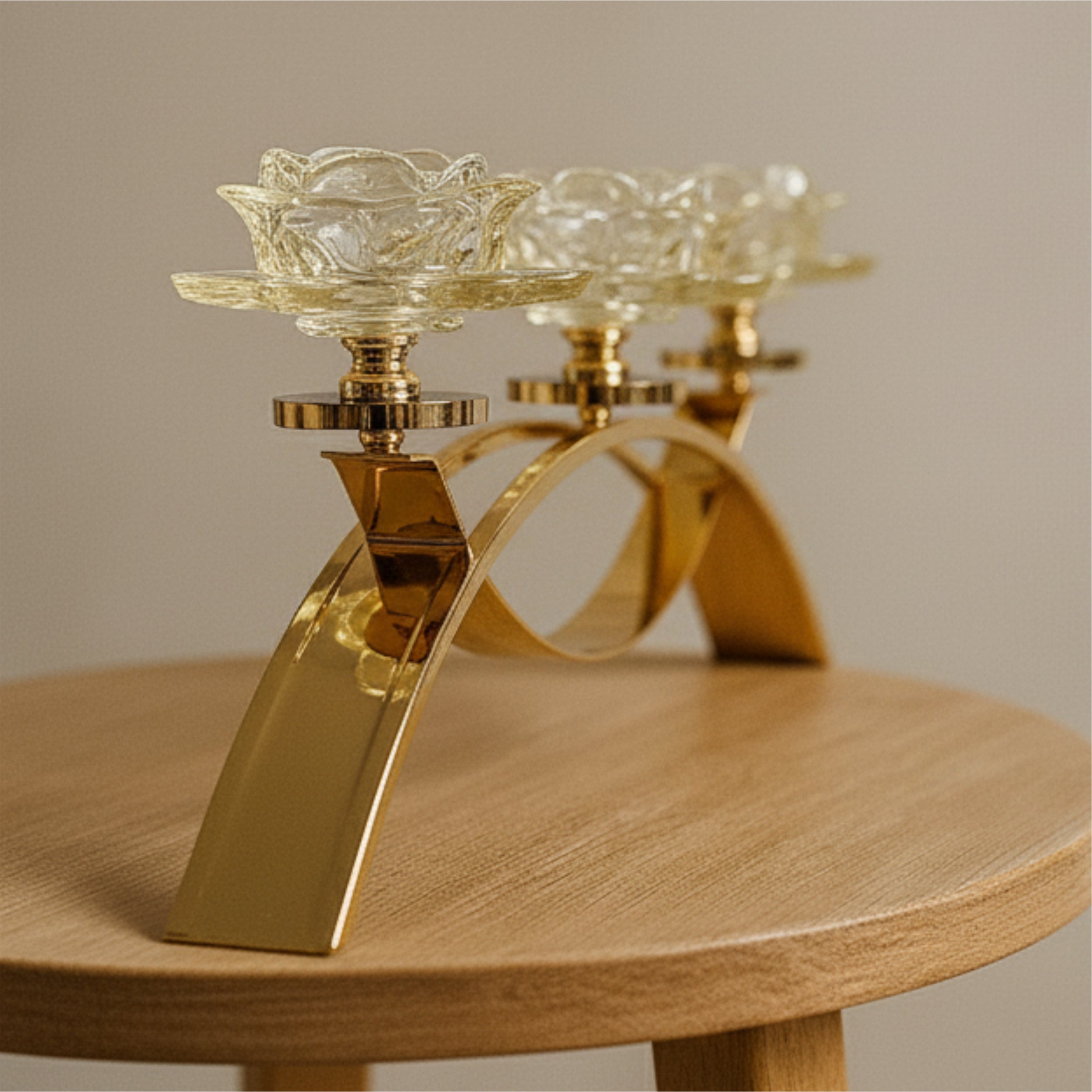 The Crystal Bloom Trio Candle Bridge