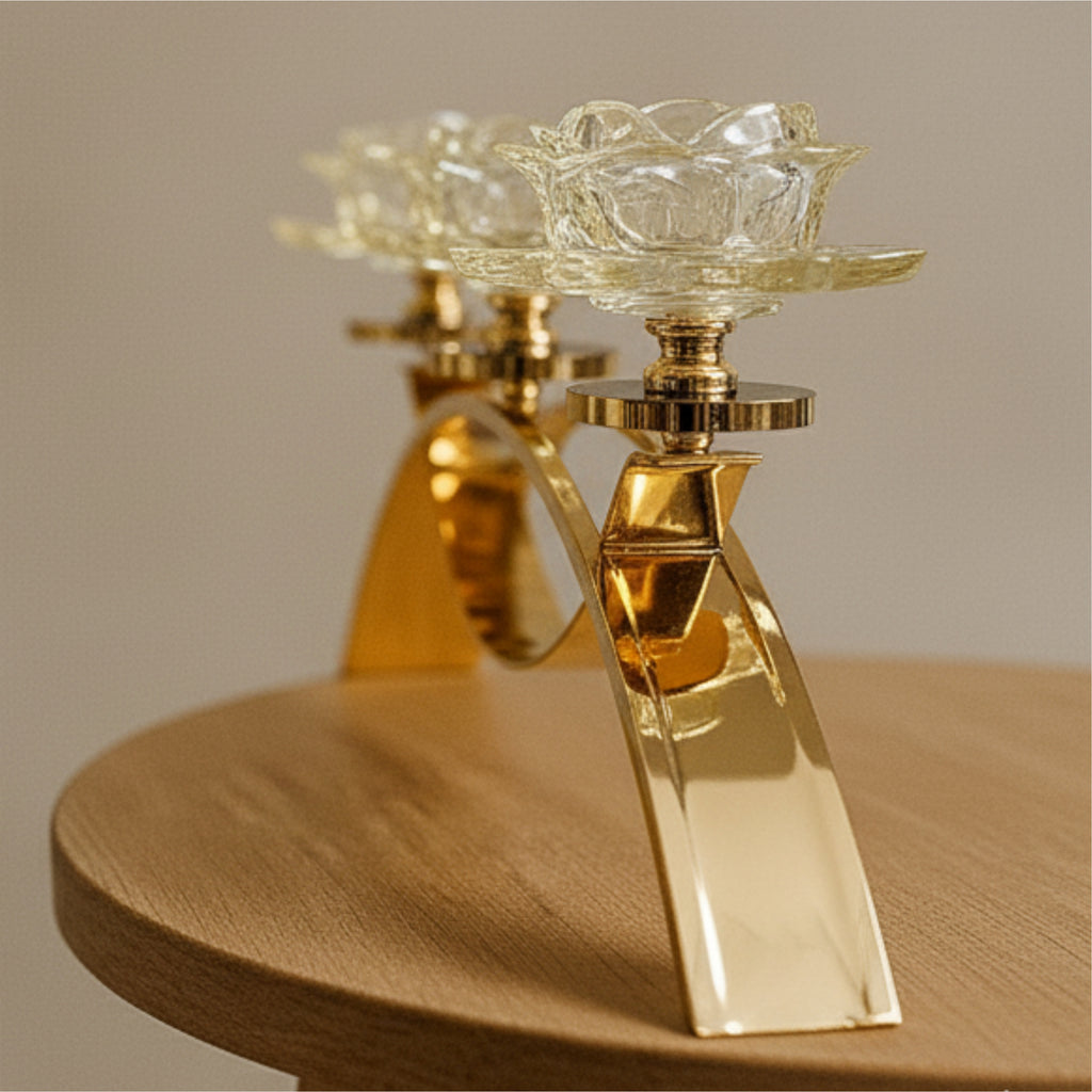 The Crystal Bloom Trio Candle Bridge