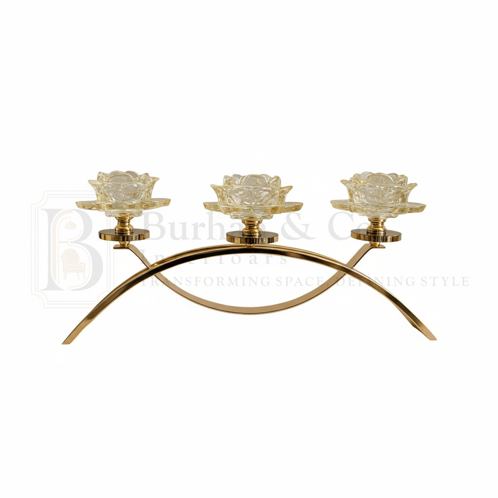 The Crystal Bloom Trio Candle Bridge