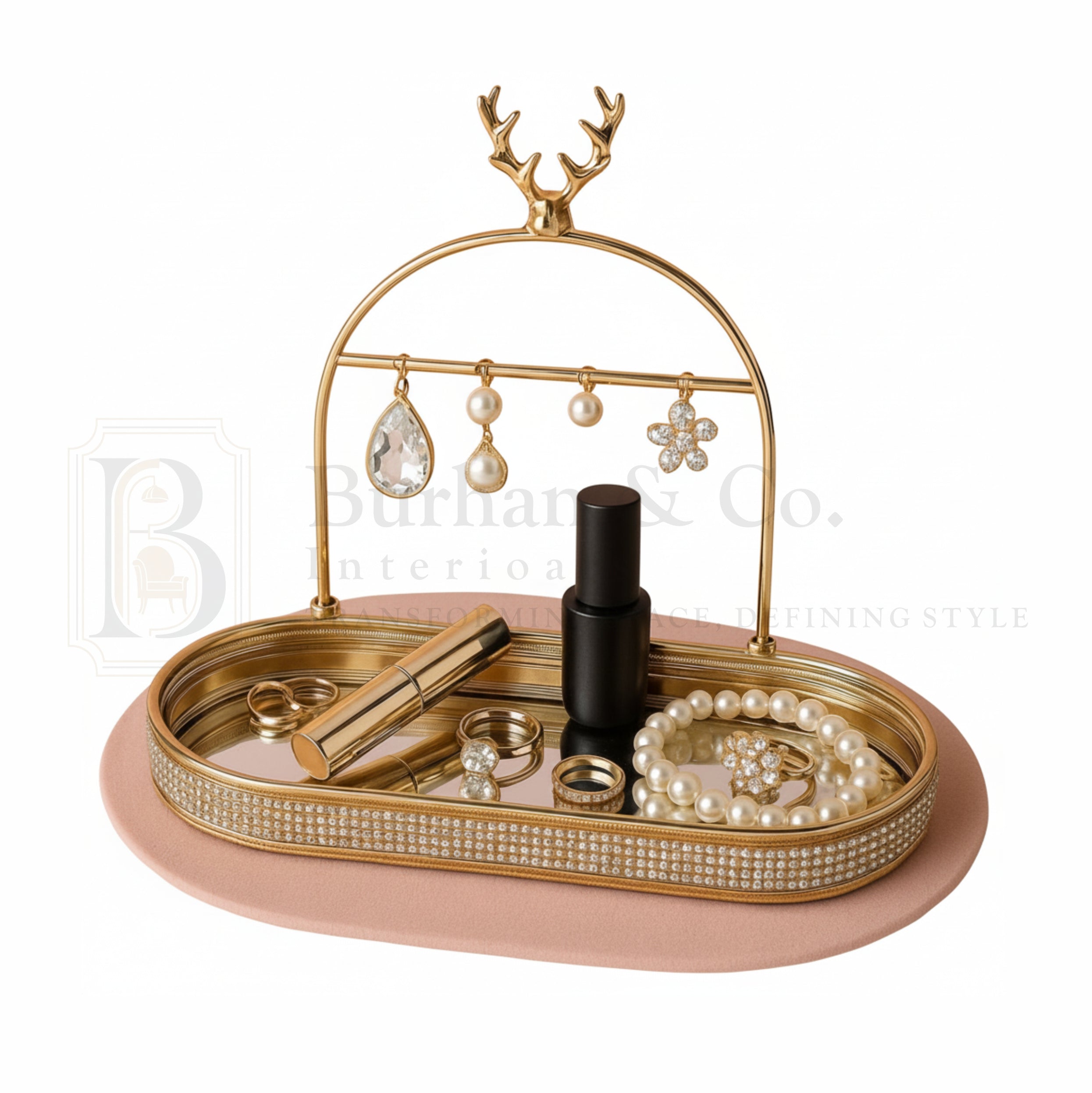 Jewellery Organiser with a Mirrored Tray