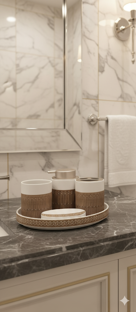 Monarch Bath Set With Tray