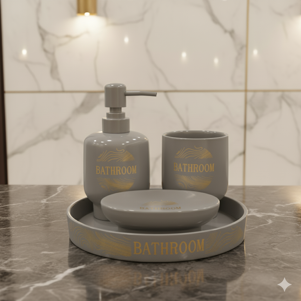 Monarch Bath Set With Tray